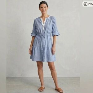 WIGGY KIT Drawstring Dress Blue (D6)